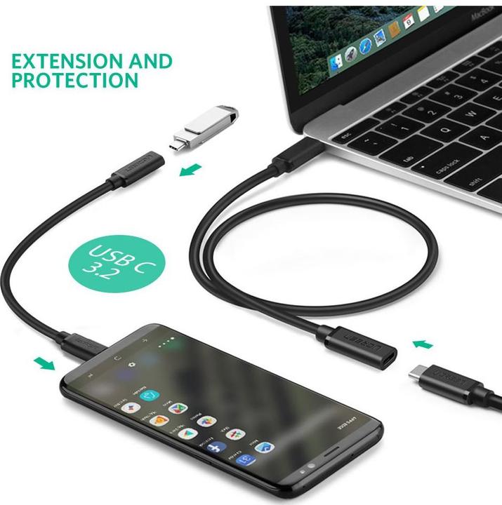 Actual product image Ugreen USB C – USB-C (0.50 m, USB 3.2 Gen 1)