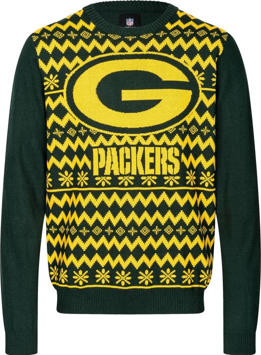 Foco NFL Winter Sweater Strick Pullover Green Bay Packers - XL (XL)