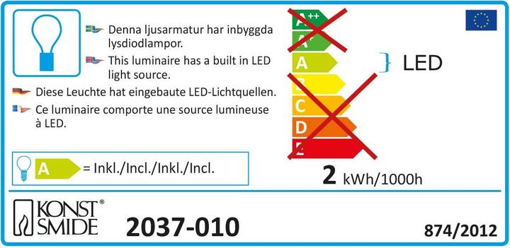 Label énergétique Konstsmide Éclairage du sapin de Noël (9.10 m)