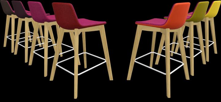 Immagine prodotto Narbutas Sgabello da bar Twist & Sit