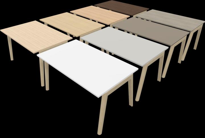 Actual product image Narbutas Nova Wood desk (1400 x 800 x 740 mm)