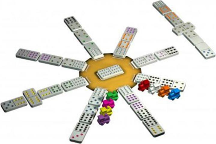Actual product image Tactic Mexican Train Tin Box (English, German, French, Italian)