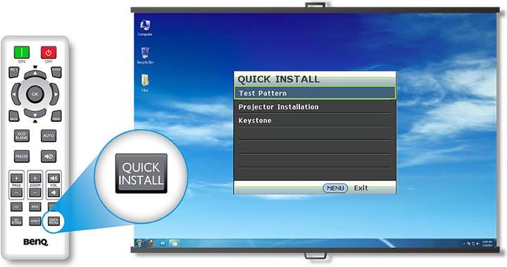 Actual product image BenQ Tw533 (WXGA, 3300 lm, 1.55 - 1.86:1)