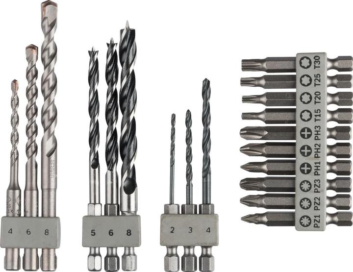 Image du produit Bosch Zubehör Set mixte SDS-Quick (6 mm, 8 mm, 4 mm)