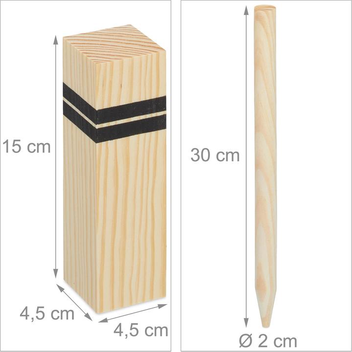 Produktbild Relaxdays 22-tlg. Wikingerspiel (22 x, 310 mm)