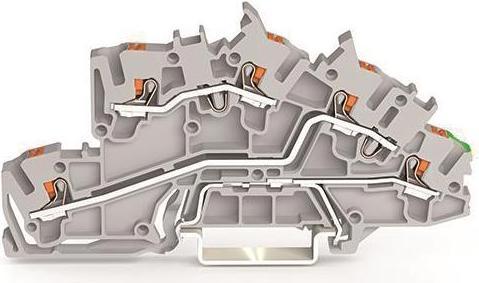 Produktbild Wago Installationsetagen- 2203-7645 klemme,mit Drücker,2,5 mm²,grau