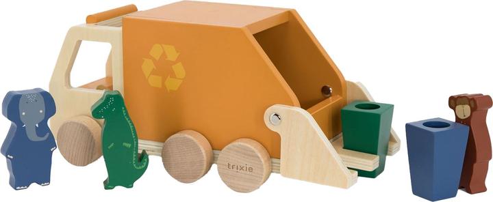 Actual product image Trixie Baby Baby rubbish truck made of wood