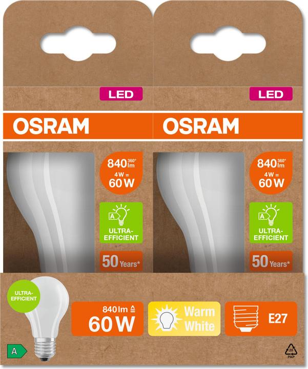 Actual product image Osram Led Filament Classic A (E27, 4 W, 840 lm, 1 x, A)