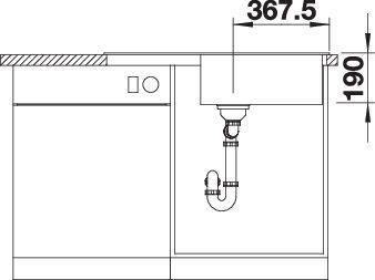 Actual product image Blanco Legra XL 6 S (Top-mounted sink, 86 cm, 50 cm)