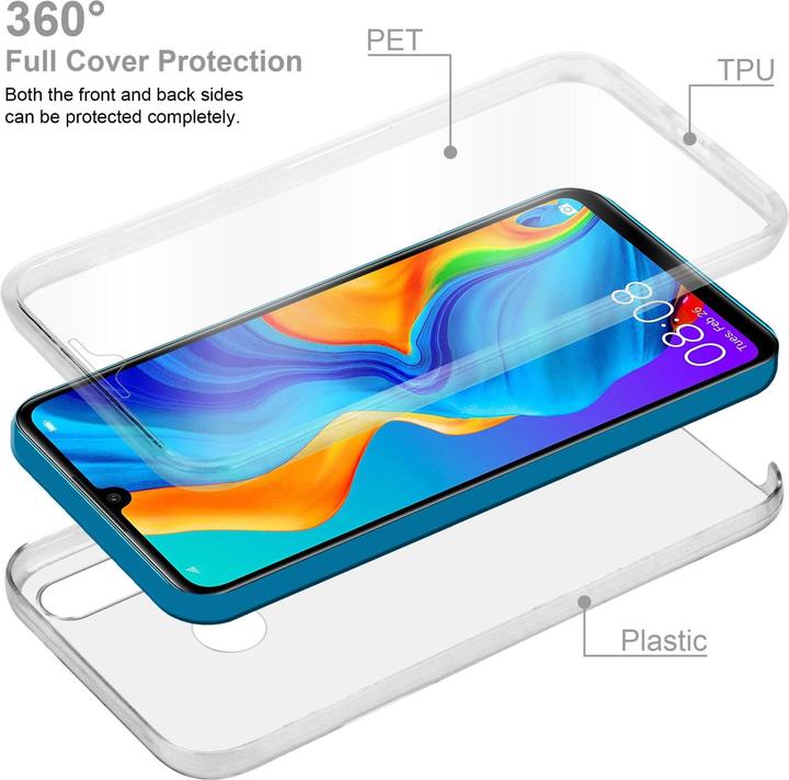 Actual product image Cadorabo TPU Hull 360 Degree Case (Huawei P30 Lite)