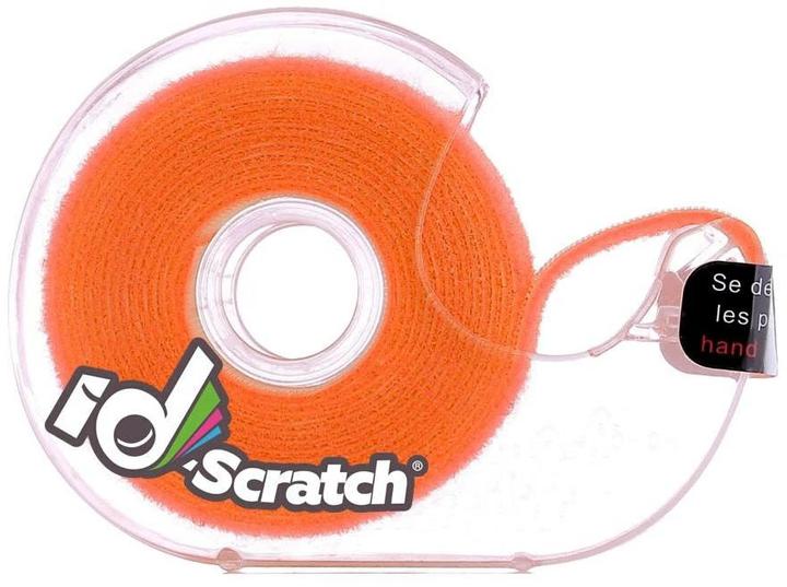 Produktbild PatchSee Klettband-Box ID-SCRATCH Dispender Box Neonorange (20 mm)