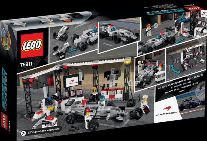 Image du produit LEGO Speed Champions L'arrêt au stand McLaren Mercedes (75911, LEGO Speed Champions)
