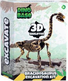 Dino Base Dino opgraving brachiosaurus 3D set
