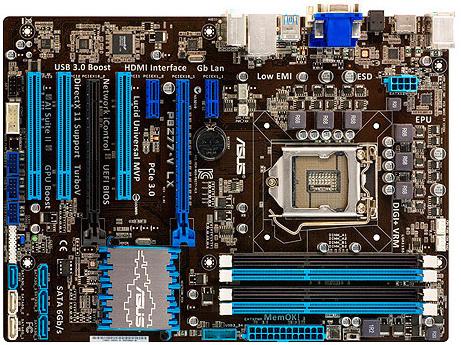 Produktbild ASUS P8z77-V Lx (LGA 1155, Intel Z77, ATX)