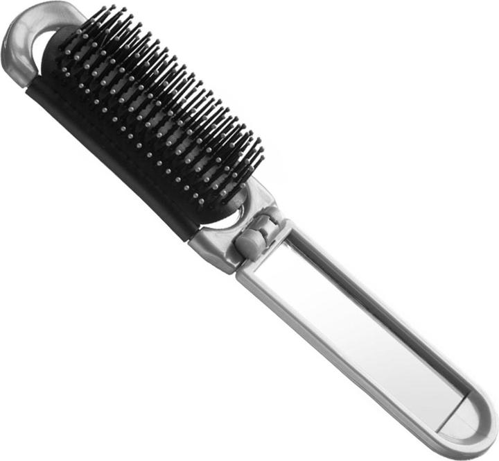 Immagine prodotto Caso Spazzola per capelli pieghevole con specchio