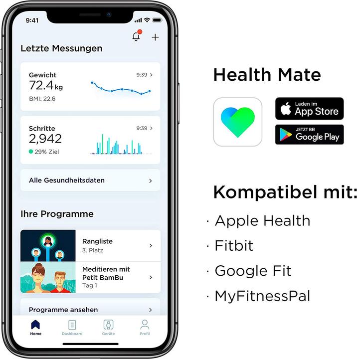 Produktbild Withings Body+ (180 kg)