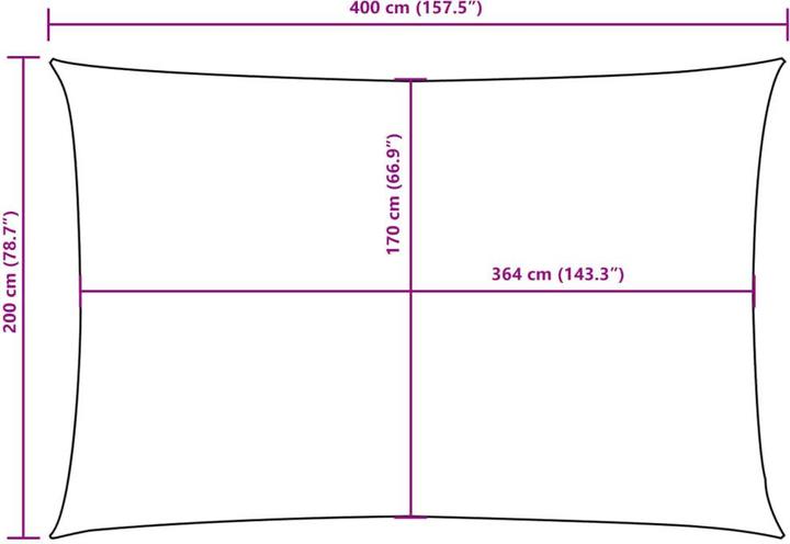 Actual product image VidaXL Nezhatok (2 x 4 m)