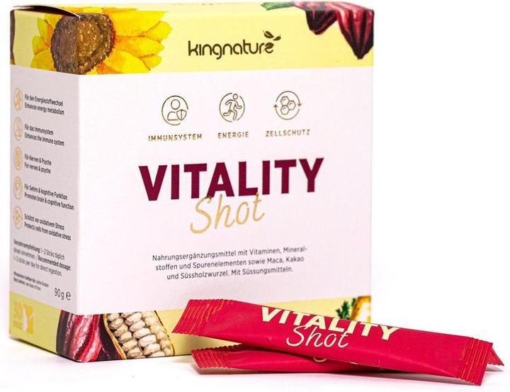 Immagine prodotto Kingnature Vitality Shot (30 pezzi) (30 Pezzo/i, Polvere, 130 g)