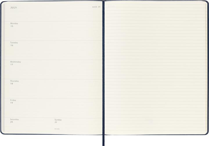 Produktbild Moleskine Notizkalender (19 x 25 cm, Englisch)