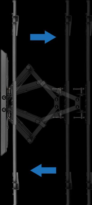Actual product image LogiLink TV wall bracket, 4390", tiltable, swivelling, 60 kg max. (Wall, 90", 60 kg)