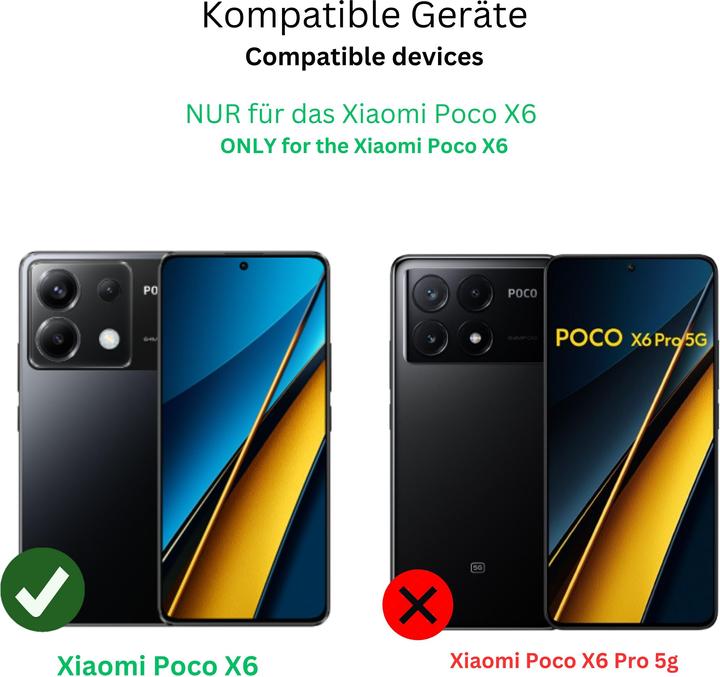 Produktbild Dipos Displayschutzfolie Antireflex (4 Stück, Xiaomi Poco X6)