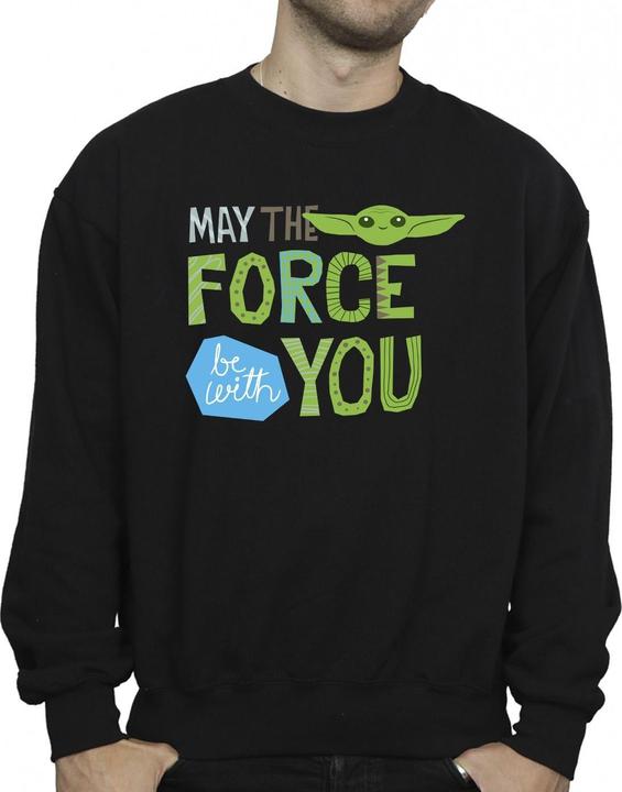 Immagine prodotto Star Wars The Mandalorian May The Force Be With You Felpa Uomo (S)