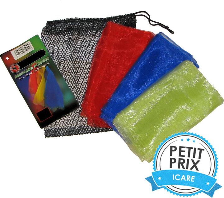 Image du produit Acrobat Foulards à jongler, grands 70 x 70 cm