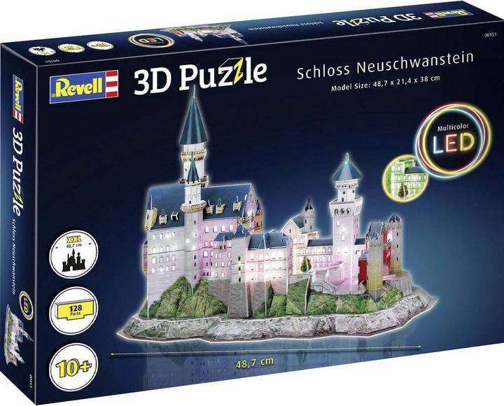 Produktbild Revell Schloss Neuschwanstein LED-Edition (128 Teile)