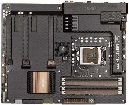 ASUS Sabertooth Z77 (LGA 1155, Intel Z77, ATX)