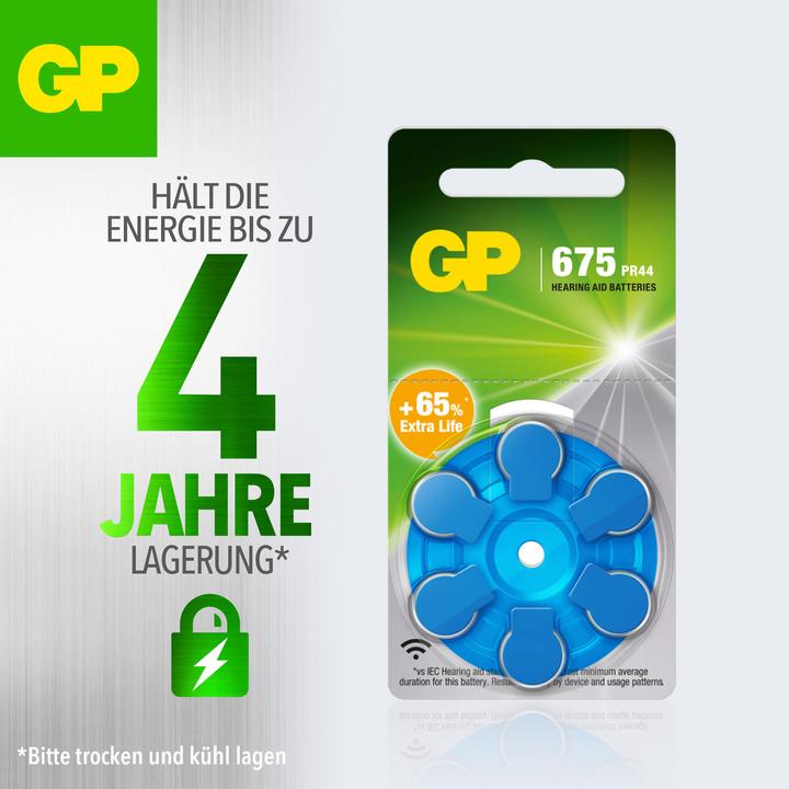 Image du produit GP Batteries 103251 (6 pcs, 675, 620 mAh)