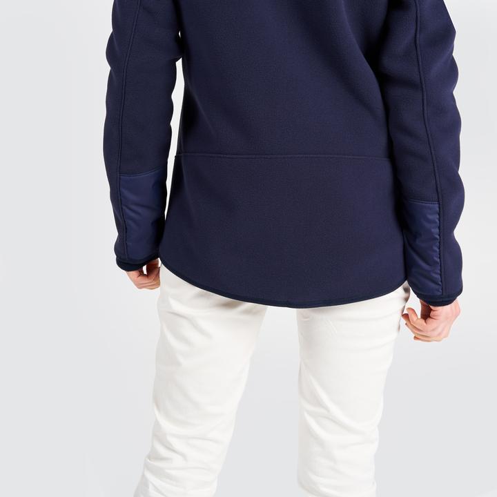Image du produit Tribord Veste polaire voile femme chaude 500 bleu (L)