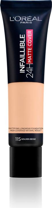 Actual product image L'Oréal Paris Infaillible Matte Cover (115 Beige Dore/Golden Beige)