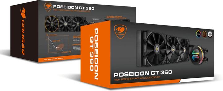 Immagine prodotto Cougar Kit Watercooling AIO Poseidon GT RGB - 360 mm (Noir)