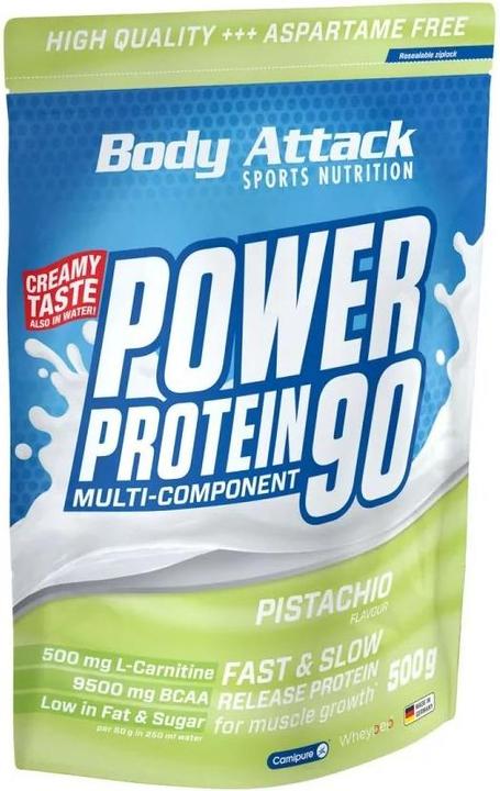 Produktbild Body Attack New Power Protein 90 (500g Beutel) (Pistache, 1 Stk., 500 g)