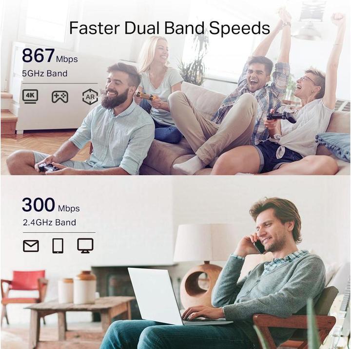Produktbild TP-Link RE330 (867 Mbit/s, 300 Mbit/s)