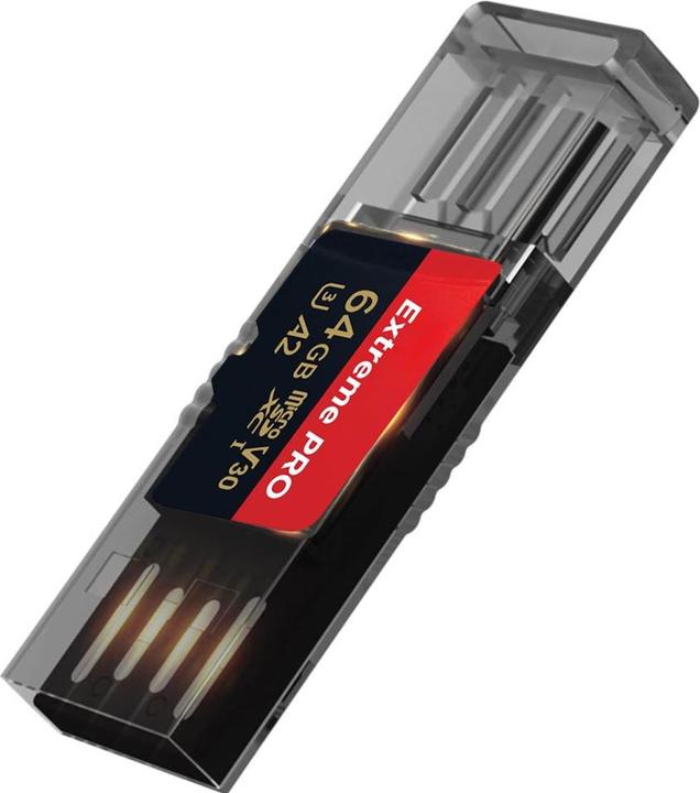 Actual product image PowerGuard 2 in 1 USB-C USB-A to MicroSD adapter (USB Type C, USB-A)