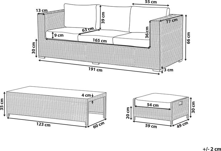 Actual product image Beliani Belluno