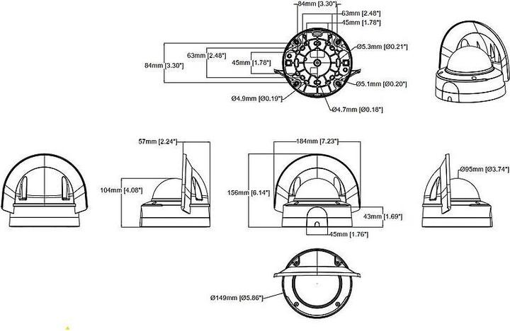 Actual product image Axis Network camera P3255-LVE (1920 x 1080 Pixels)