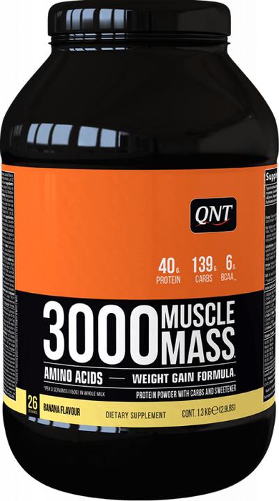 Image du produit QNT 3000 Muscle Mass Gainer 1.3kg (Banane, 1 pcs, 1300 g)