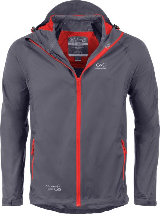 Actual product image Highlander Stow & Go Charcoal Packaway Jkt - Xs (XS)