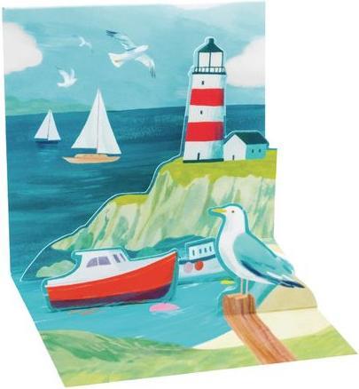 Image du produit Up with paper Carte pop-up motif phare