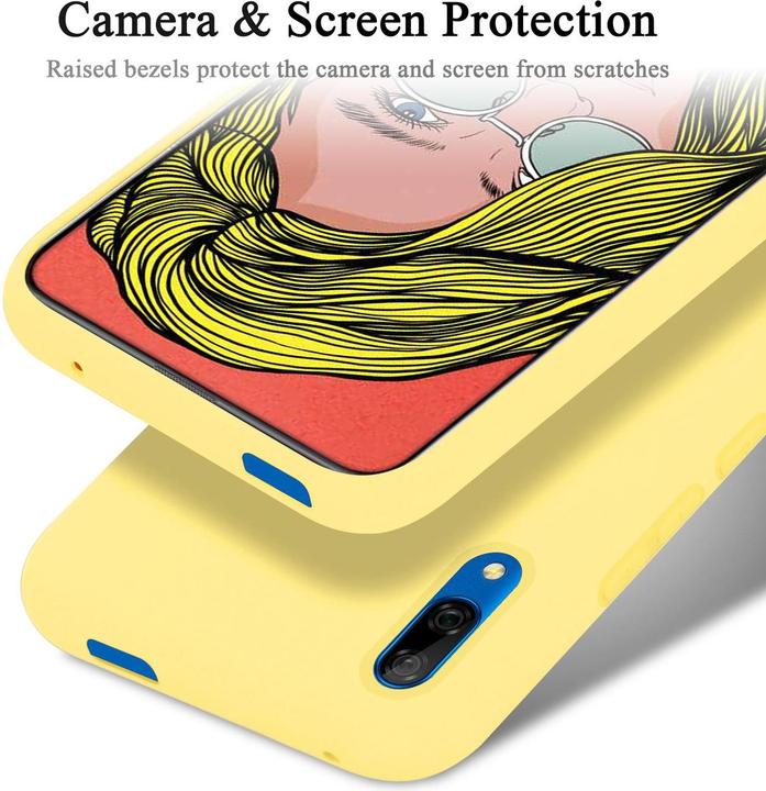 Immagine prodotto Cadorabo Copertura della cassa del silicone liquido TPU (Huawei P Smart Z, Huawei Enjoy 10 Plus, Huawei Y9 Prime (2019))