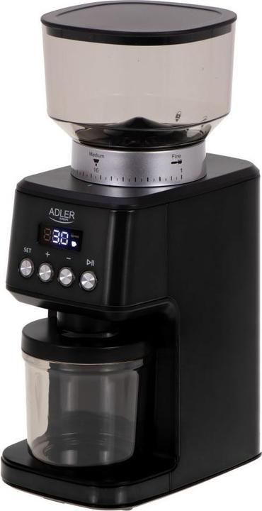 Produktbild Adler Burr Coffee Grinder | AD 4300 | 180 W | Coffee beans capacity 300 g | Black