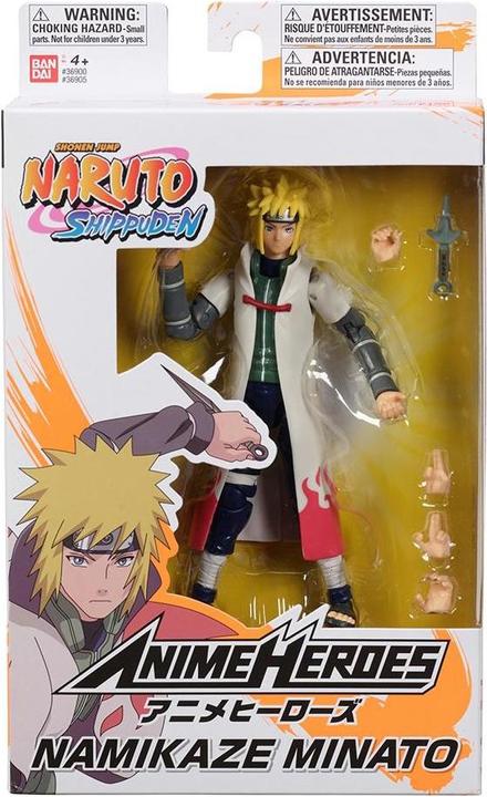 Actual product image Bandai Naruto Shippuden Anime Heroes - Minato Namikaze