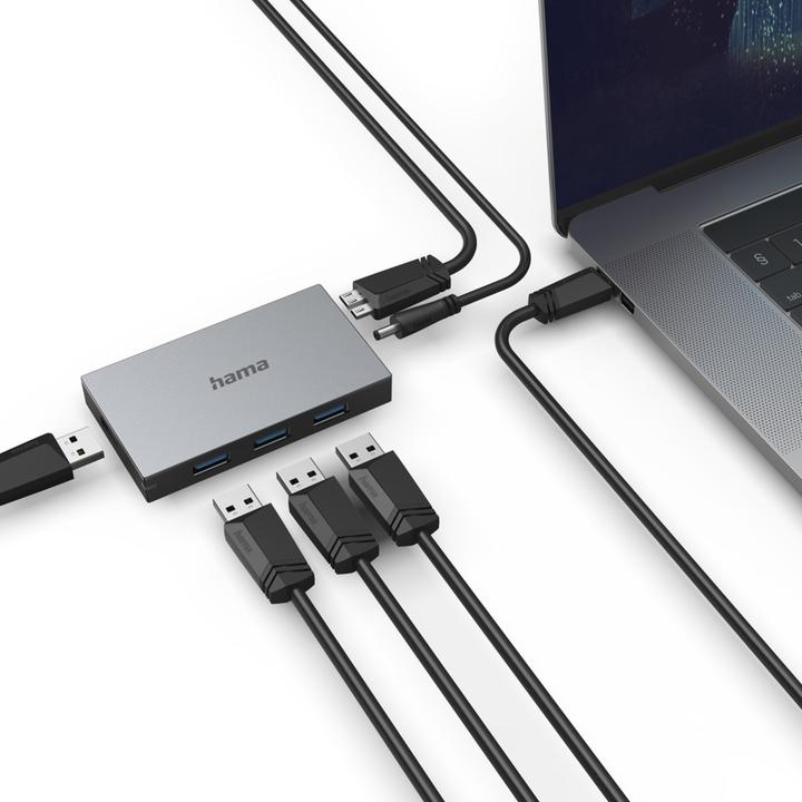 Produktbild Hama USB 3.0 Hub (USB-A, 4 Ports)