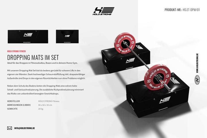Immagine prodotto Hold Strong Tappetini Fitness Dropping in un set