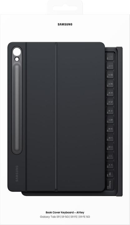 Image du produit Samsung Galaxy Book Cover Keyboard mit AI (ING. Int., Galaxy Tab S9, Galaxy Tab S9 FE, Samsung Galaxy Tab S10 FE)