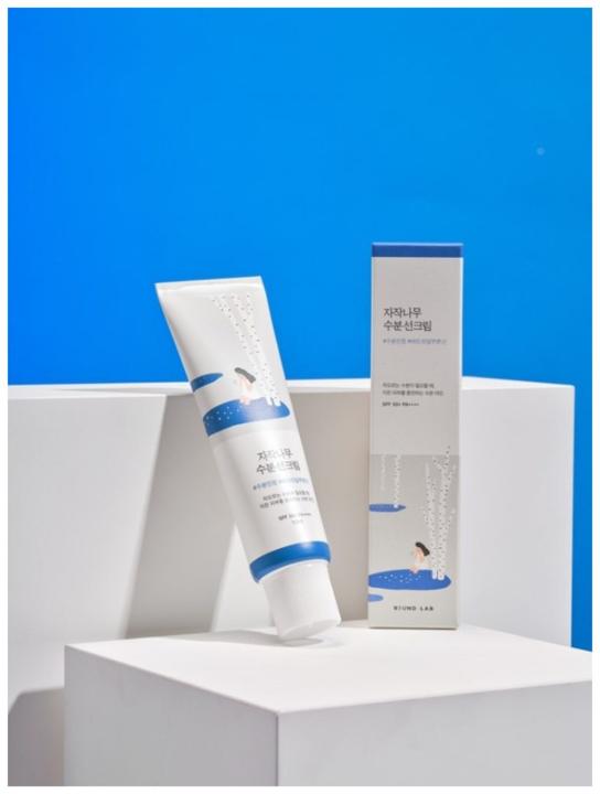 Produktbild Round Lab Moisturizing Sunscreen (Sonnencreme Gesicht, SPF 50+, 50 ml)