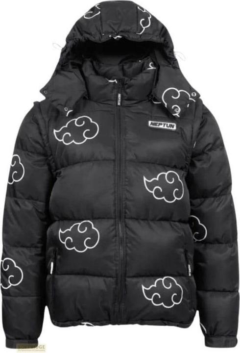 Productafbeelding Naruto Pufferjas Akatsuki Wit Maat S (S)