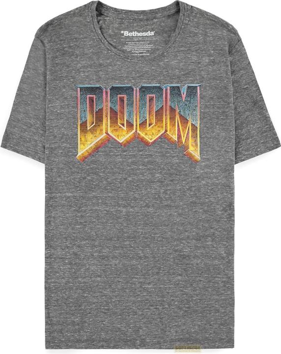 Doom Logo Men's Short Sleeved Tshirt 555 (M)